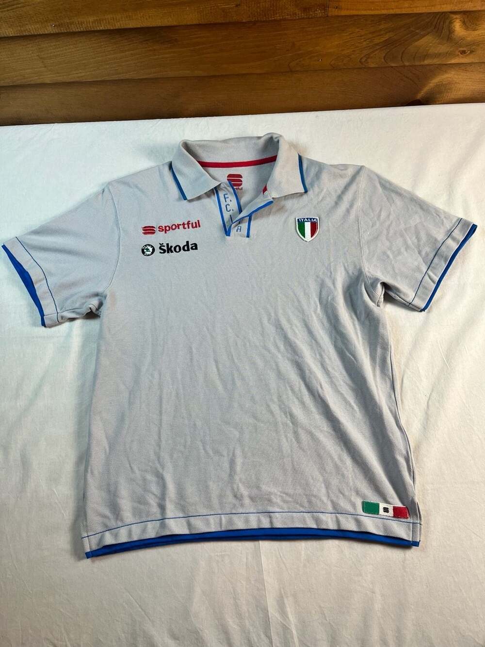 Sportful FCI Federazione Ciclistica Italiana Polo Shirt Cycling Medium